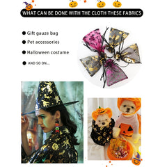 Halloween Lace Fabric Variety Of Patterns Soft & Durable DIY Craft Lace