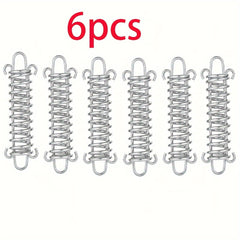 6pcs Stainless Steel Spring Buckle for Camping Tent