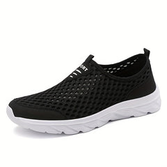 Men's Lightweight Mesh Slip On Shoes For Traveling