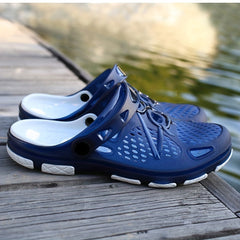 Fashionable Breathable Soft Non-slip Slippers Women's Outdoor Hole Shoes