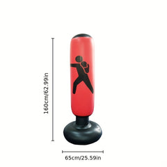 Inflatable Boxing Column Punching Bag Tumbler Toy Fitness Sandbag