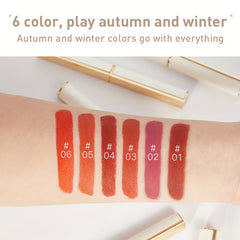 Golden Tube Matte Long Lasting Waterproof Nude Lipstick