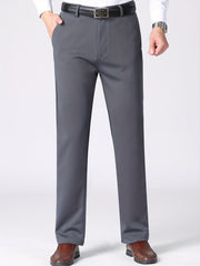 Men's Formal Solid Dress Pants Spring Fall Business