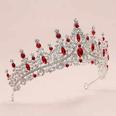Baroque Style Crystal Crown Princess Headband Tiara Hair Accessories