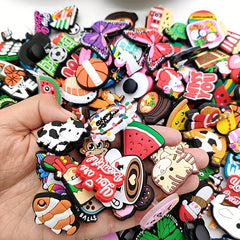 Cartoon Pattern Charms for Clogs Slides Sandals Shoes Accessories