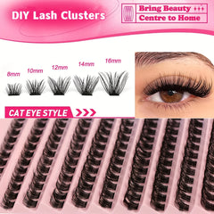 DIY Clusters Lashes 150 120 100 Pcs Lash Extension DD Curling 8 16mm Single