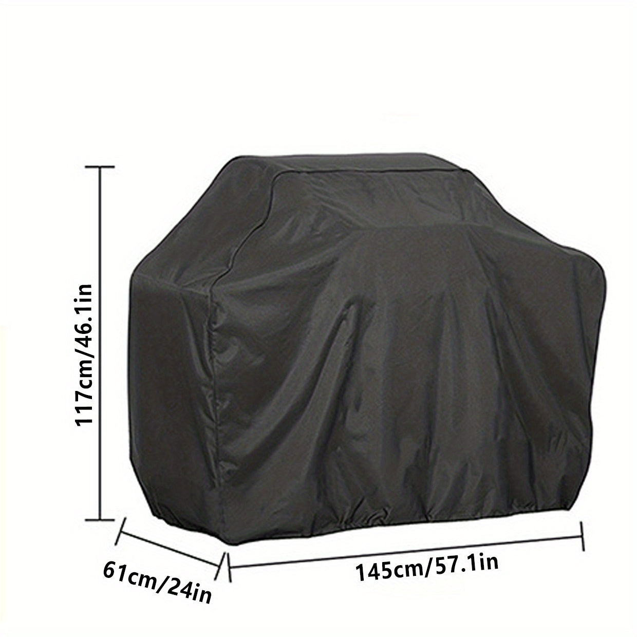 Oxford Cloth BBQ Grill Cover Waterproof Rip Proof Anti UV Gas Grill Cover