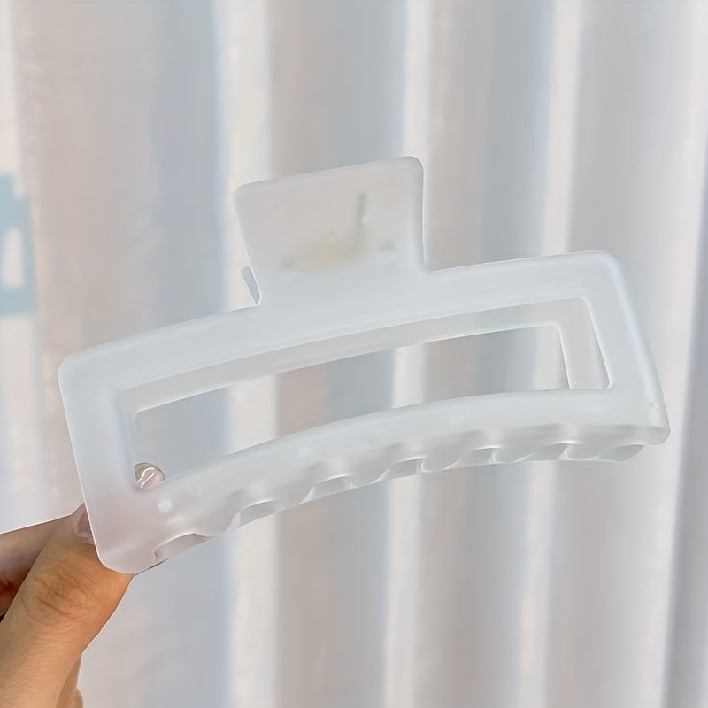 Large Jelly Hair Claw Non-Slip Ponytail Holder Women Girls Hair Accessories
