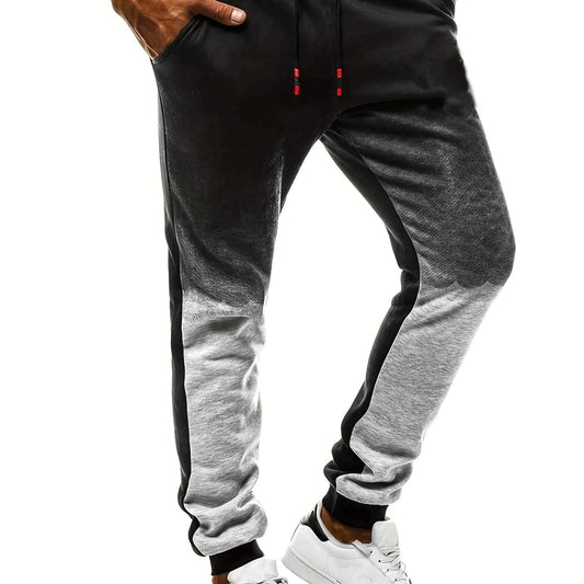Men's Casual Gradient Jogger Sweatpants