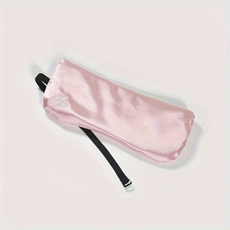 Soft Yoga Eye Pillow with Strap for Rest & Meditation