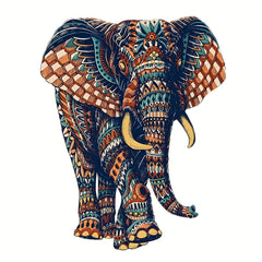 Elephant Wooden Jigsaw Puzzle Adult Decompression Unique Irregular Animal Shape