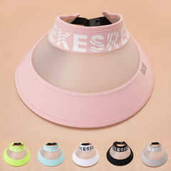 Candy Transparent Sun Hat Women UV Protection Travel Beach Hats