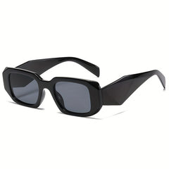 Rectangle Frame Sunglasses Gradient Lens UV400