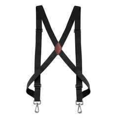 Men's Heavy Duty Trucker Suspenders 2" Wide X-back 2 Snap Hooks