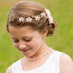 5pcs Pearl Hair Claw Clips Flower Decorative Hair Barrettes for Girls