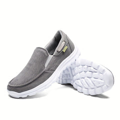 Men's Slip on Canvas Shoes Comfy Walking Shoes