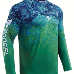 Men's Camo UPF 50 Sun Protection Shirt Long Sleeves