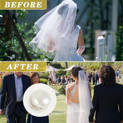 Double Sided Magnetic Faux Silky Wedding Accessories for Bridal Showers
