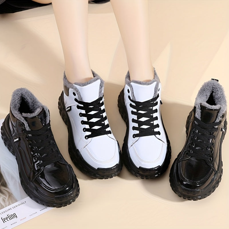 Women's Thick Sole Snow Boots Non Slip Winter Warm Short Boots