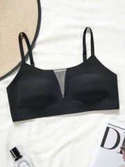 Wireless Mesh Bra Full Coverage Comfy & Breathable Women's Lingerie