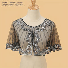 Thin Lace Shawl Striped Short Shawl Wraps Party Evening Dresses Decorative Shawl