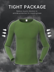 Men's High Stretch Workout Shirt Compression Base Layer