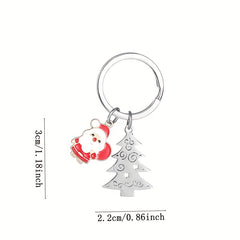 1pc Christmas Tree Keychain Bag Backpack Pendant Gift