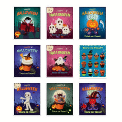 40pcs Halloween Themed Stickers for Spooky Decorations and Crafts