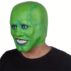 Men's Halloween Clown Face Mask Green Joker Mask