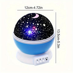 USB Star and Moon Projector for Bedroom and Living Room