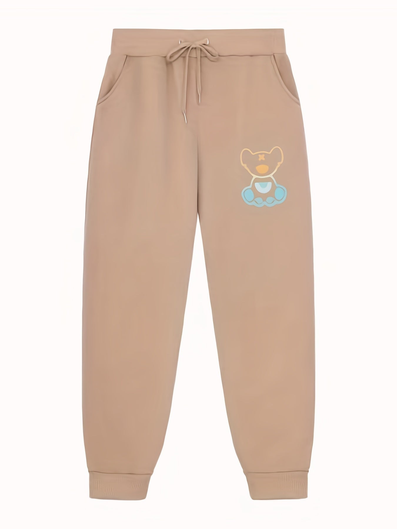Bear Pattern Joggers Men's Casual Pants Sweatpants