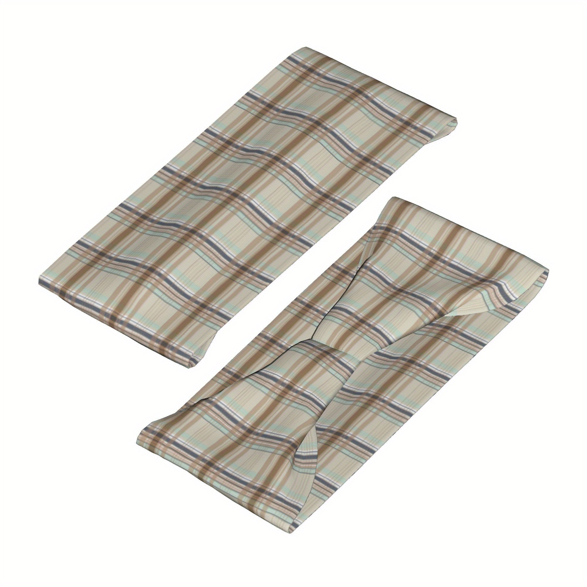 Signature Check Plaid Headband for Sport & Casual Outfits