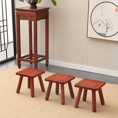 Antique Small Wooden Stool Shoe Changing Stool Solid Wood Stool