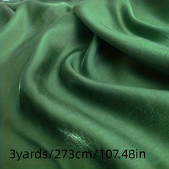 1pc Silk Fabric Satin Gradient Fabric DIY Dress Shirt