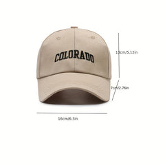 Men's Big Head Letter Baseball Cap Sun Protection Wide Brim Hat