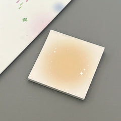 100pcs Gradient Sticky Note Book Colorful Square Sticky Note Material Paper