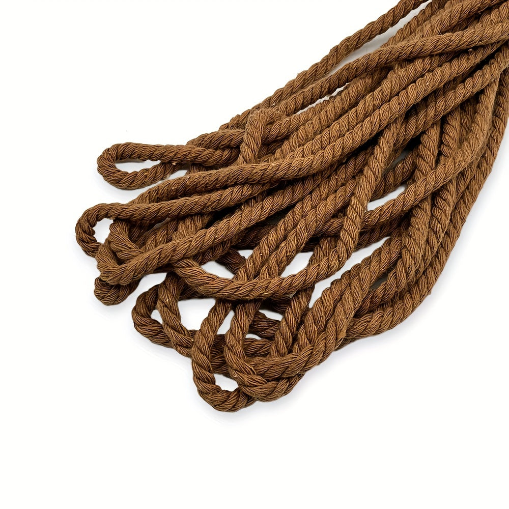 10 Yards Cotton Rope 5MM Thick for Gardening Outdoor Decoration Weaving