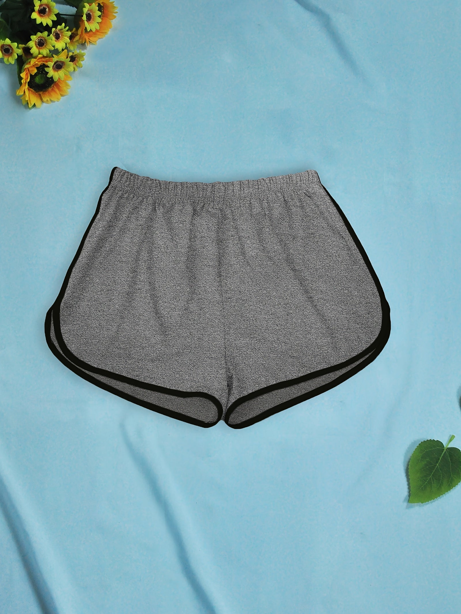 Sporty Shorts with Contrast Trim