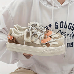 Lace Up Low Cut Canvas Sneakers for Sports and Casual Wear