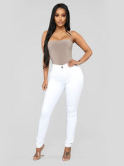 High Rise Slim Fit Stretchy Skinny Jeans