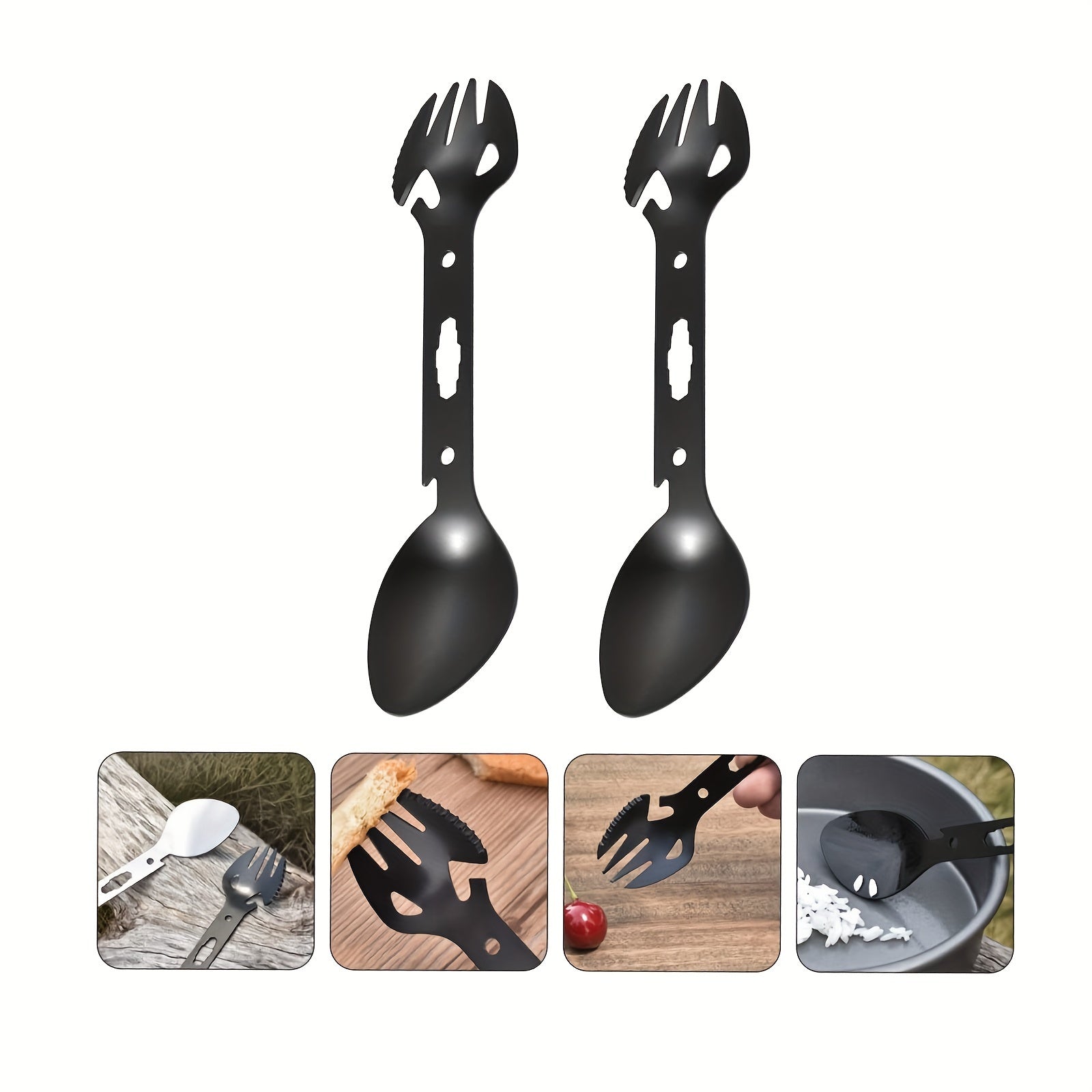 Outdoor Multifunction Utensil Set for Hiking Camping Backpacking