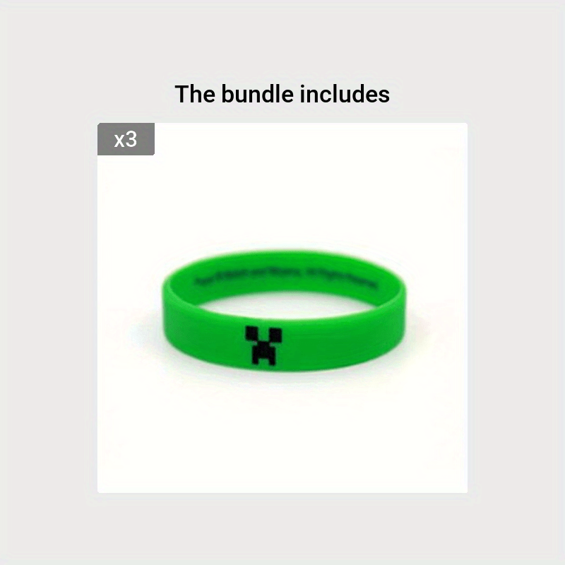 Creeper Bracelet Diamond Rubber Bracelet Gift For Boy And Girl Teenager