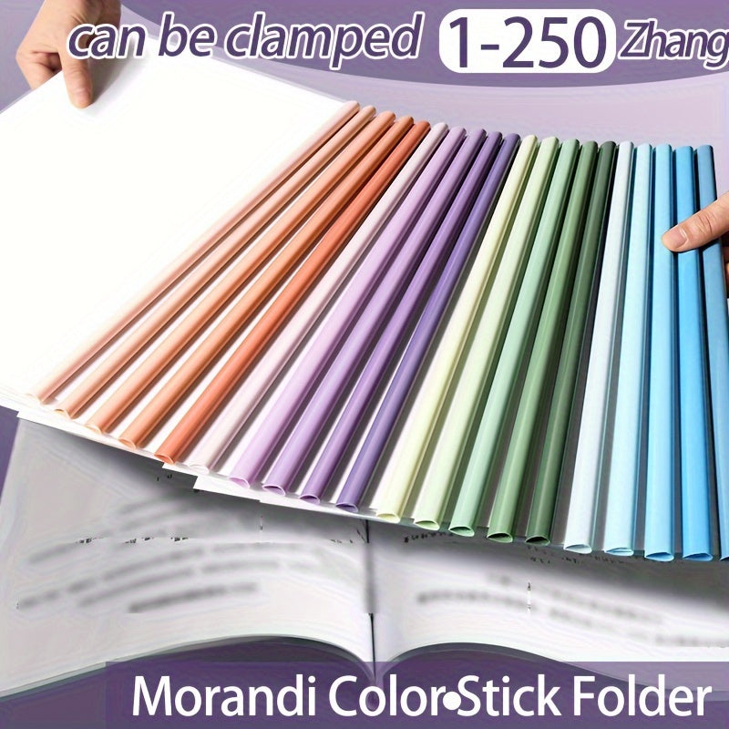 Colorful Gradient Pull Rod Clamp Folders