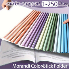 Colorful Gradient Pull Rod Clamp Folders