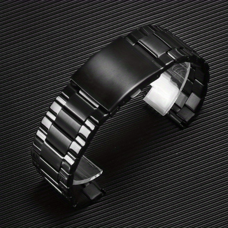 26mm Solid Stainless Steel Watch Strap Replacement Wristband