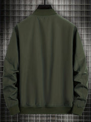 Men's Lightweight Zip Up Jacket Coat for Spring Fall