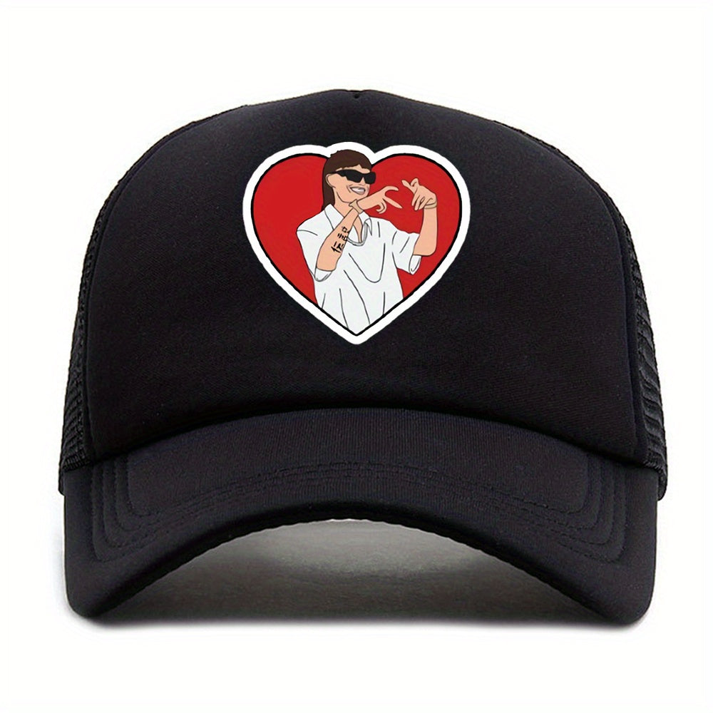Men's Baseball Cap Outdoor Sports Casual Print Hip Hop Hat Dad Trucker Hat