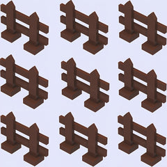 9pcs Building Blocks Villa House Farm Ranch Fence DIY Animal Scene Play Toys