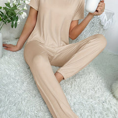 Short Sleeve Pajama Set Women's Sleepwear
