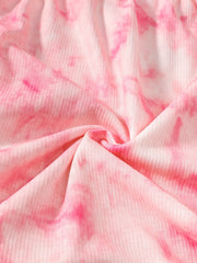 Summer Girls Tie Dye Off Shoulder Dress